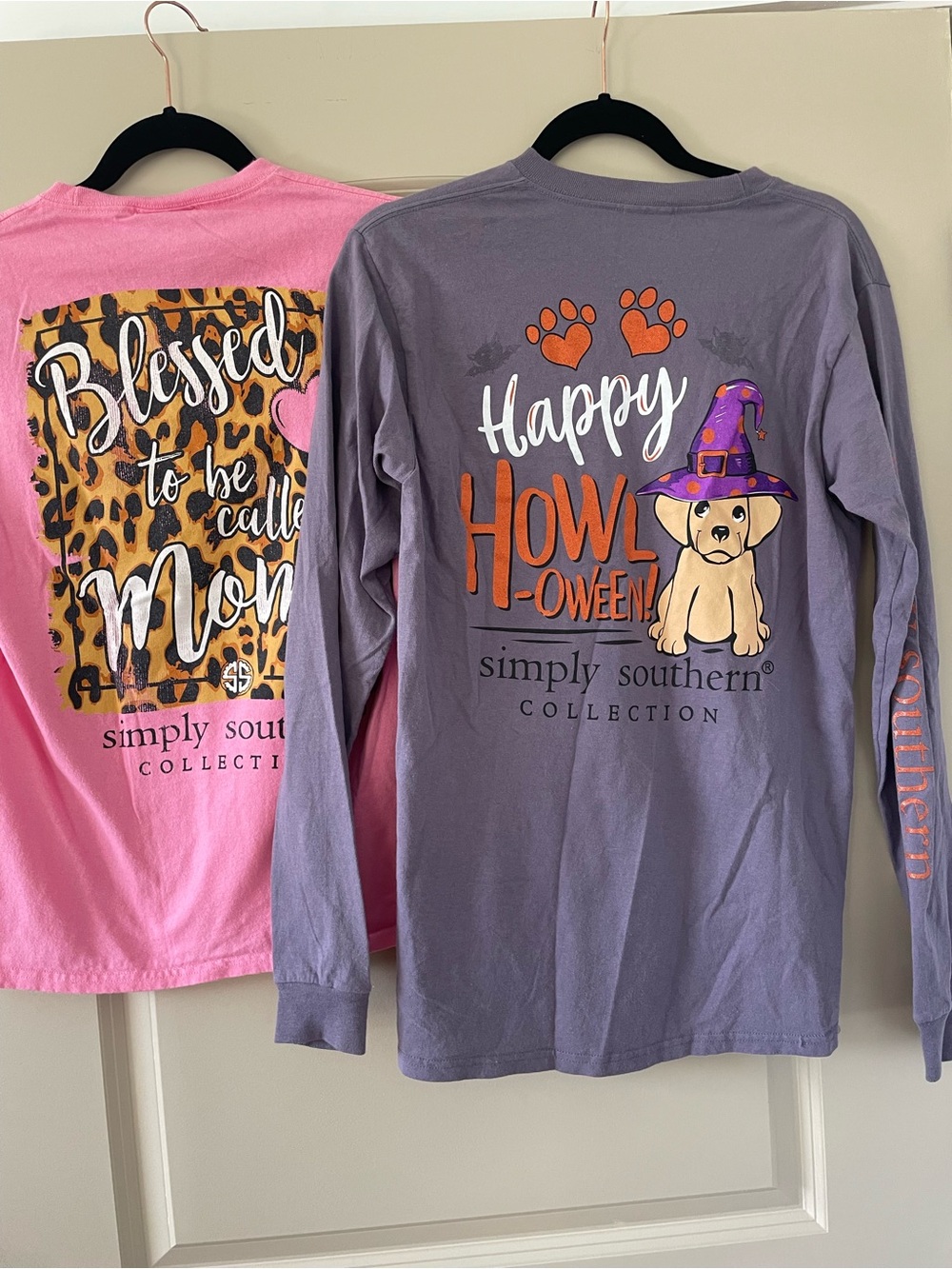 Lot of 2 Simply Southern shirts. One long sleeve and one short sleeve.